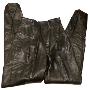 Michael Hoban Leather Pants